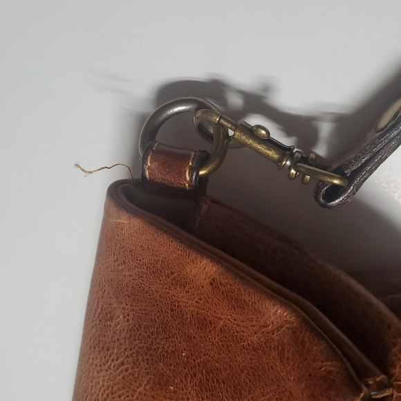 Patricia Nash Luzille Brown Leather Tote Backpack Distressed Leather Finish - Picture 2 of 16